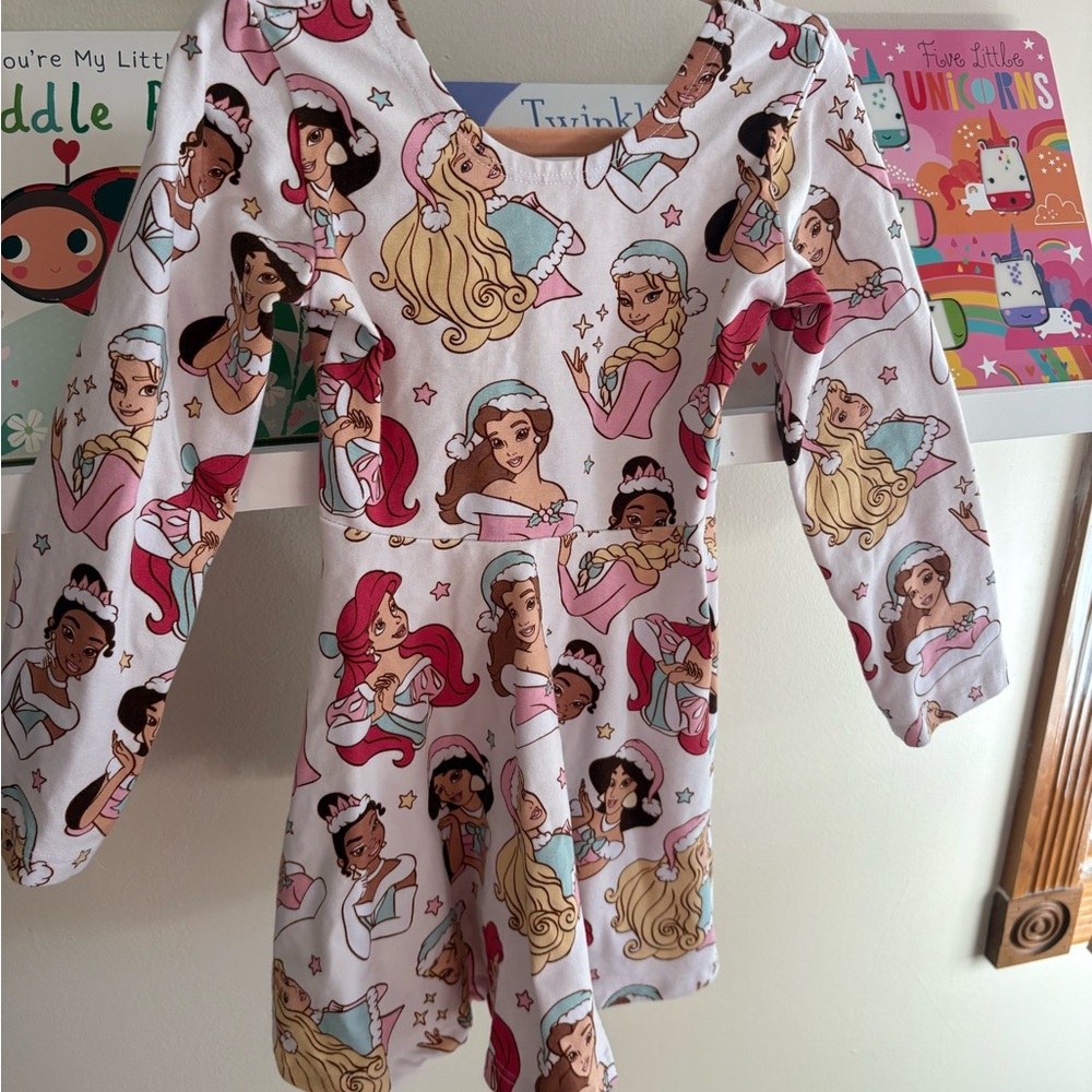 Disney Princess Christmas Princess Print Dress